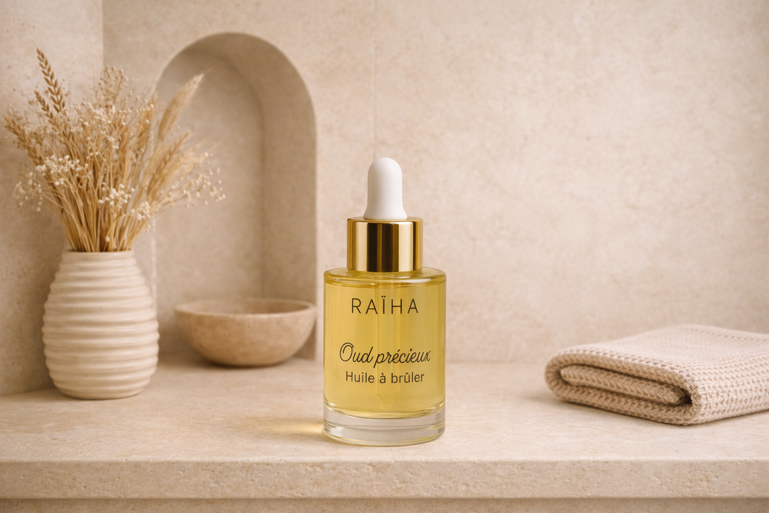 Huile brûler parfumée senteur oud